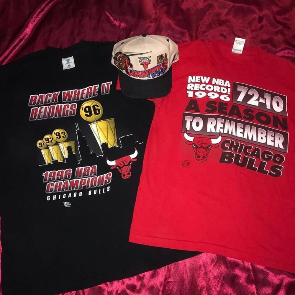 1996 NBA Championship Chicago Bulls Bundle ❌SNAPBACK SOLD❌